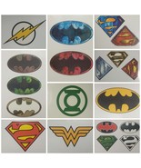 10 sheets of  DC Comics Logo Temporary Tattoos 19 different designs UGJDP - £6.33 GBP