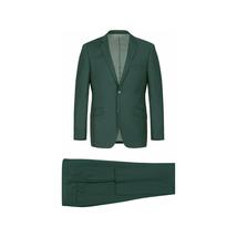 Men RENOIR suit Solid Two Button Business Formal Year Round Slim Fit 201-9 Green image 7
