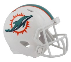 *Sale* Miami Dolphins 2&quot; Pocket Pro Speed Nfl Football Helmet Riddell! - £7.59 GBP