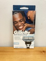 NIB Gillette Skingarud for Sensitive Skin w 1 Razor &amp; 2 Cartridges - £11.41 GBP