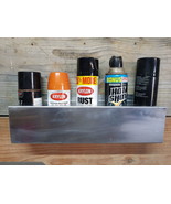 5 Spray Bottle Aerosol Can Rack Shelf Holder Trailer Shop Garage Storage... - $25.95