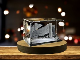 LED Base included | São Paulo Museum of Art 3D Engraved Crystal Collectible - $22.09 - $220.98