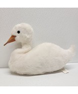 Vintage Velvet Stable Plush Puppet White Duck Goose Leather Bill - $74.15