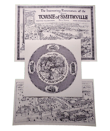 Smithville Village New Jersey Art Print Set Of 3 NJ Atlantic Historic Ed... - $20.90