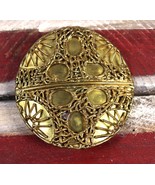 Vintage Fashion Signed Luciano Brass Colored Belt Buckle - $61.53 CAD