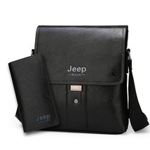 JEEP BULUO Men Shoulder Bag Set Big Brand Crossbody Business Messenger Bags Casu - £34.34 GBP