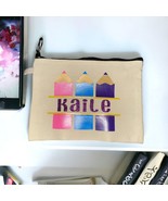 Customized school pencil case with Name. Homemade pencil case for students - $6.80