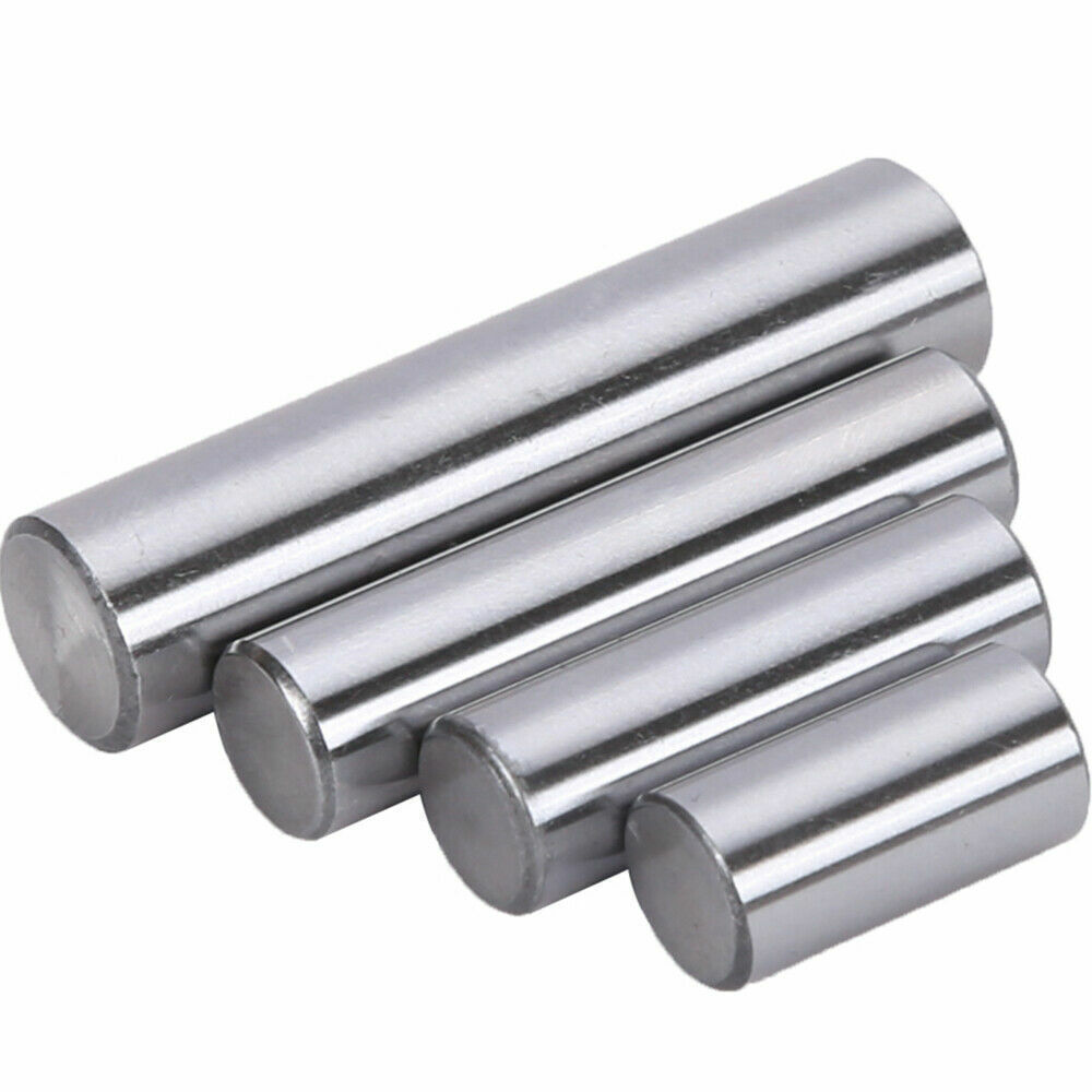 10-Piece Stainless Steel Dowel Pin Set - M4 M5 M6 M8 M10 Sizes, 6mm To 30mm Length, Shelf Support & Alignment Pins
