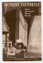 1940&#39;s Southern California Hotels Apartments Resorts &amp; Ranches All Year ... - $18.81