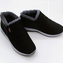 Womens Waterproof Ankle Snowboots Faux Fur Lined Slip On Sz 8 New - $7.43