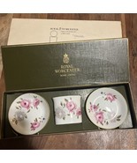 Vintage Royal Worcester Cocktail Set Oval  England Bone China “Marissa” - $31.59 CAD