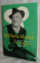 Pat O&#39;brien Wind At My Back First Ed Signed Hc Dj Irish Film Actor Biography - £49.91 GBP