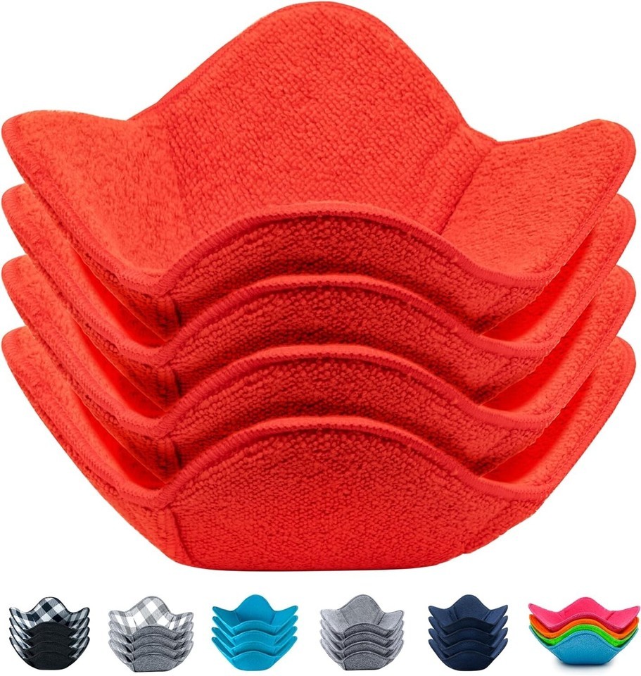 ATICCA Microwave Bowl Holders for Hot Food Set of 4 Bowl Holders for Coz... - $22.99