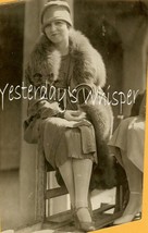DeMille MISTRESS Julia FAYE Fur 1926 ORG Candid PHOTO - £15.84 GBP