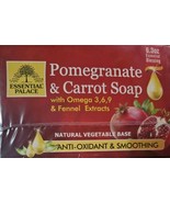 Soap- Pomegranate &amp; Carrot  6 Pcs Soap- 6.3oz By Essential Palace 6 Count - $479.12 MXN