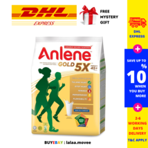 4 X ANLENE GOLD MILK POWDER for ADULT 45+ YEARS OLD 1Kg DHL EXPRESS - £110.91 GBP