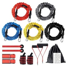 Resistance Bands Set ,Up to 150 lbs Of Resistance. Stackable - $17.57