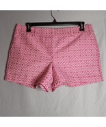 Ann Taylor Loft Shorts Womens Size 8 Fuchsia Pink Textured Beach Vacatio... - $25.62