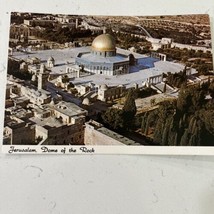 VTG Jerusalem Israel Dome Of The Rock 4x5.75” Postcard Unposted 1980s - £3.16 GBP