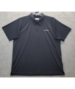 Columbia Polo Shirt Mens XL Black Performance Stretch Activewear Omni Fr... - $27.88 CAD