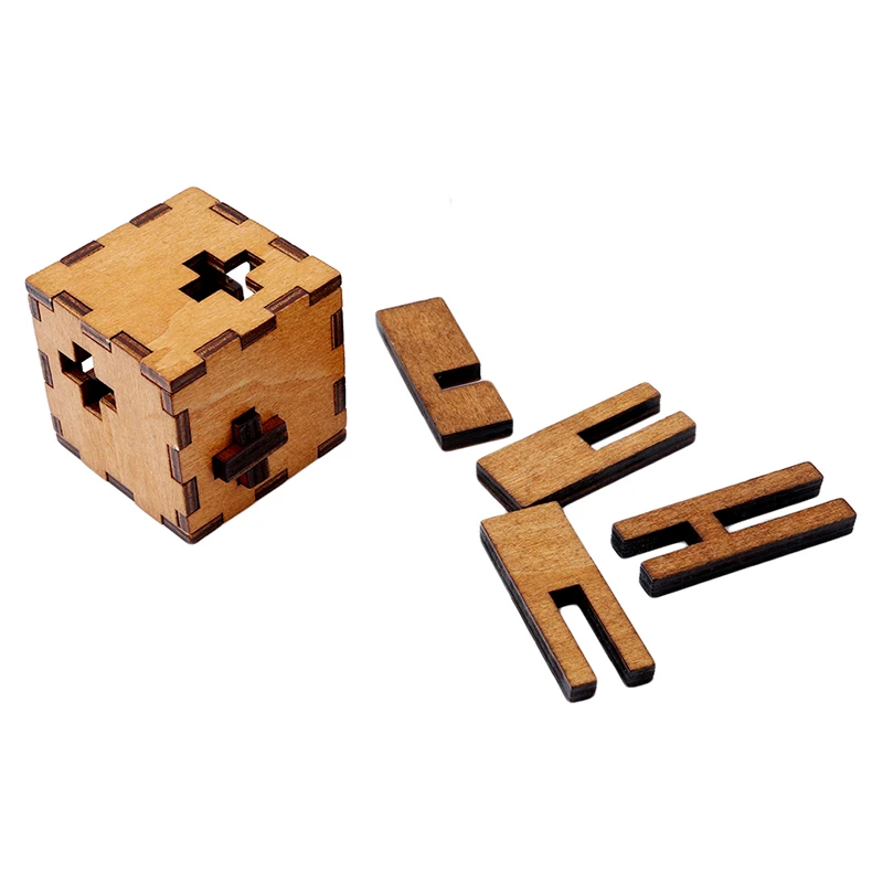 Play New Switzerland Cube Wooden Secret Puzzle Box Wood Toy Brain Teaser Toy For - £23.17 GBP
