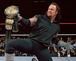 The Undertaker 8X10 Photo Wrestling Picture Wwe With Belt Wwf Wwe - £3.94 GBP