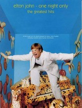 Elton John One Night Only the Greatest Hits Songbook Sheet Music Song Book - £8.51 GBP