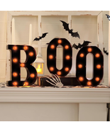 Halloween Decorations Indoor,&quot;Boo&quot; Sign 3 LED Light up Letters for Home ... - $38.43 CAD