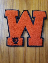 Athletic Patch Letter W GAA Girls Athletic Association Willamina Oregon Pep Club - £7.52 GBP