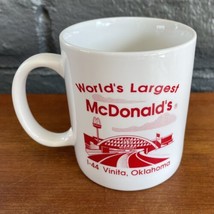Worlds Largest McDonald’s Mug I-44 Vinita, Oklahoma Red Lettering - £21.75 GBP