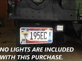 Military Humvee M998 Rear License Plate Bracket Only -NO Lights - Incl. Hardware - $59.95