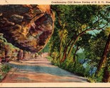 Overhanging Cliff Before Paving of U.S. 71 Noel MO Postcard PC3 - £4.00 GBP