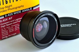 Digital Optics Titanium 0.42X Wide Angle Macro Day-Night AF Video Lens Minty - £13.36 GBP
