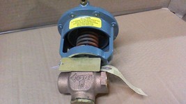 JOHNSON CONTROLS VTM-TC047-314 BRASS 1/2&quot;NPT VALVE WITH V-3000-1 DIAPHRAGM - $38.59