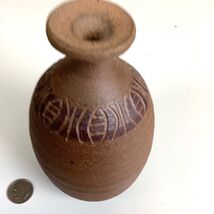 Artist Signed Miniature Studio Art Pottery Container Weed Pot Arts Craft... - $33.00