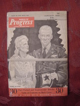 March Of Progress Magazine January 1946 Post Wwii Atomic Age Alexander Mc Queen - £11.20 GBP