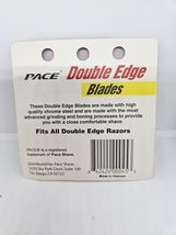 12 Packs Of Pace Double Edge Blades 5 Blades New Factory Sealed image 2