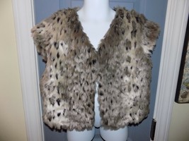 Tucker &amp; Tate Faux Fur Animal Print Vest Nordstrom Size M/L Girl&#39;s NWOT - $27.60