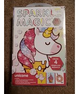 NIB Sparkle Magic 3D Gemstone Mosaics - Unicorn - 4 Sparkling Mosaics -F... - $187.97 MXN