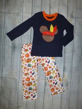 NEW Boutique Mickey Mouse Thanksgiving Boys Girls Outfit Set - $11.04