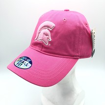 NCAA Michigan State Spartans Hat Cap Ouray Pink Small Fit Hook &amp; Loop - £7.60 GBP