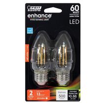 Feit Electric BPETC60/927CA/FIL BPETC60927CAFIL/2/RP Performance led, 3.... - $161.03 MXN