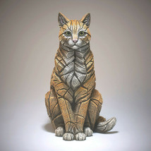 Edge Sculpture Sitting Cat Statue 15" High Tabby Orange Cat Pet Feline 6008140 image 6