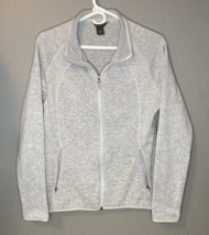 Eddie Bauer Gray Zip- Up  Sweater Size Xl - £14.94 GBP