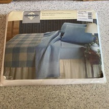 Vtg JCPenney The Home Collection No Iron Percale White Full Flat Sheet Plain Hem - £15.01 GBP