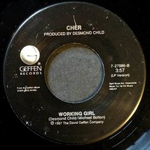 Cher - We All Sleep Alone / Working Girl [7&quot; 45 rpm Single on Geffen 7-27986] - £1.78 GBP