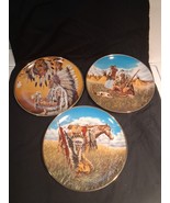(3) Franklin Mint American Indian Heritage Foundation Museum Plates - $23.98 CAD