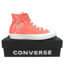 Chuck Taylor All Star Hi Top Womens Size 7.5 Floral Embroidered NEW A02203F - $49.95