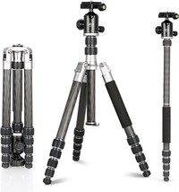 Obo N3 Carbon Fiber Camera Tripods For Digital Slr Cameras With Ball, Silver. - £133.49 GBP