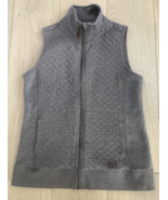 Nice LL BEAN S Heather Brown Diamond Quilted Zipfront Soft Cotton Blend ... - $646.24 MXN